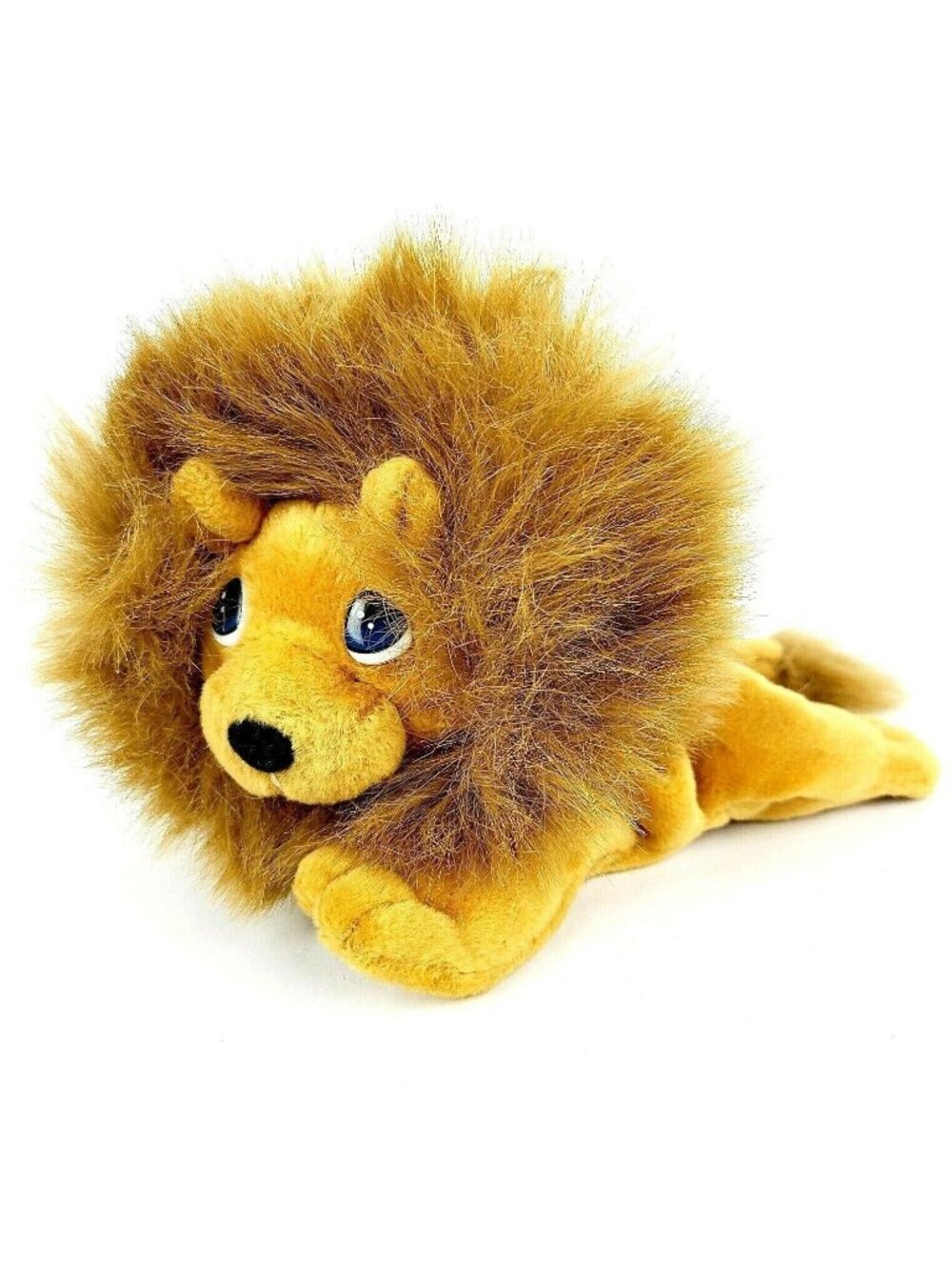 Vintage 90s Precious Moments Pals Alek the Lion 9 inch Plush Stuffed Animal Toy